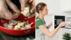 Knoblauch schnell schälen: einfacher Mikrowellen-Trick in 10 Sekunden