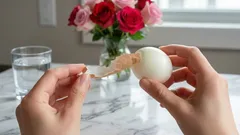 Eier perfekt kochen: Die Schale lässt sich ganz leicht von selbst ablösen